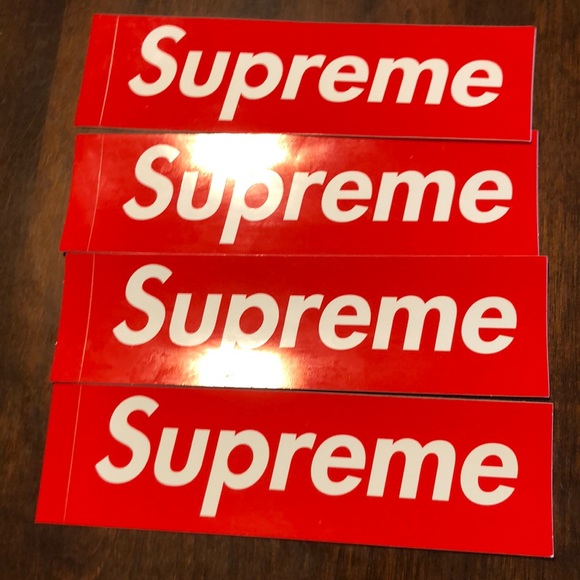 Supreme stickers